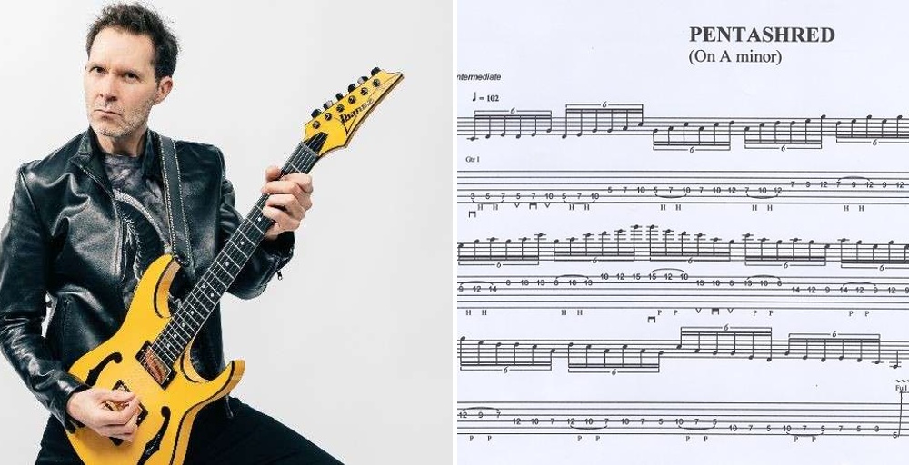 Pentatonic Shred Guitar Lesson Inspired by Paul Gilbert's Colorado Bulldog Intro
