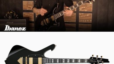 Photo of Gear View: Paul Gilbert’s Ibanez FRM350 Signature Series